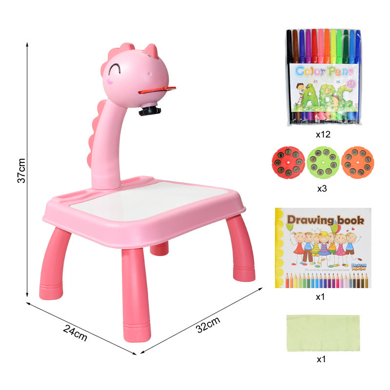 New children's projection painting table