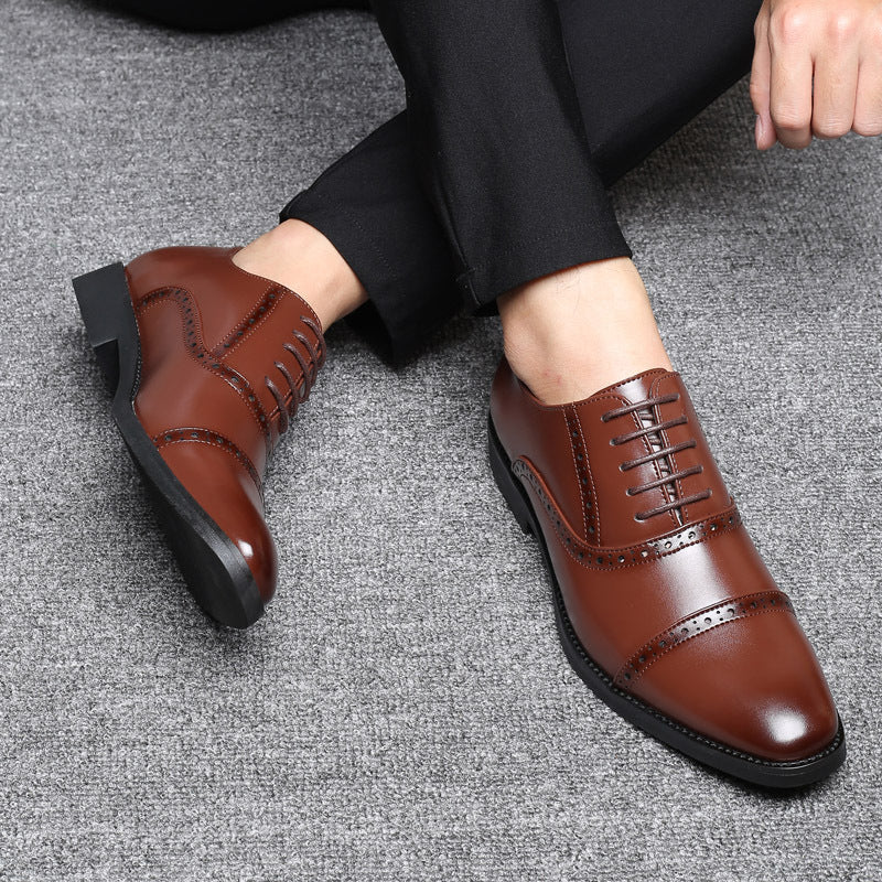 American Style British Casual Business Leather Shoes Men