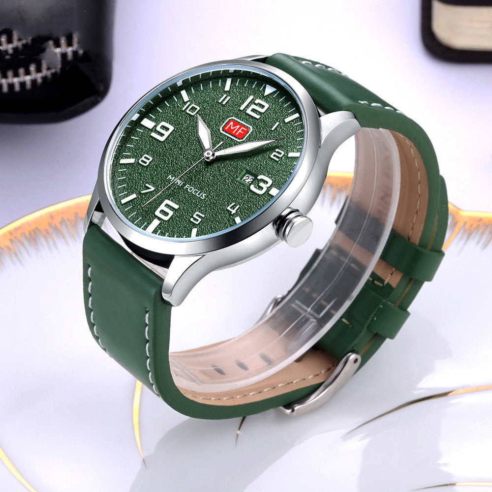 Men's waterproof quartz watch ultra-thin large dial