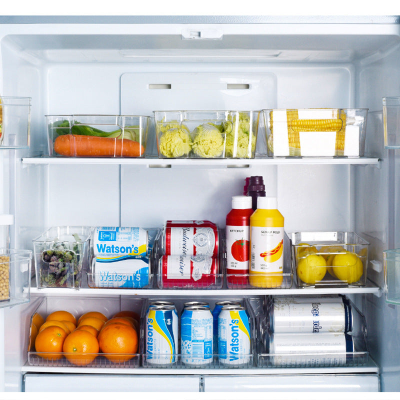 Household Kitchen Transparent Refrigerator Storage Box