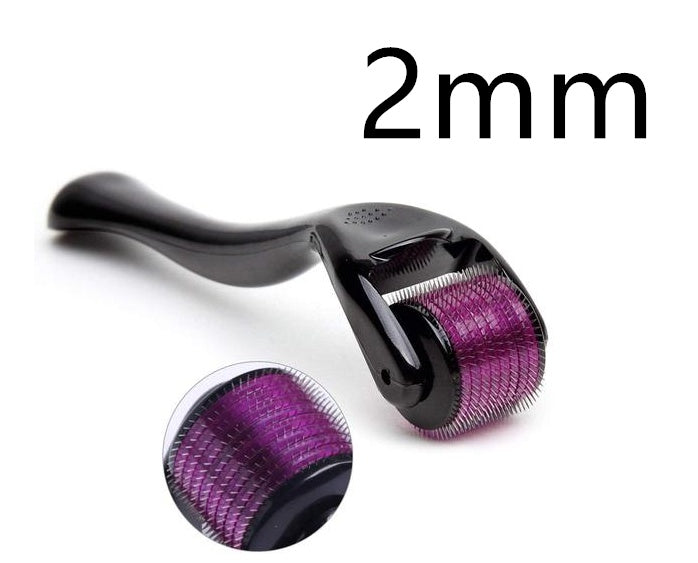 derma rollers 1.0 mm with 1.5 mm, beard roller, microneedling roller with 540 needles, micro needles, derma roller for men and women, hair care, face and body, stretch marks, wrinkles, large pore