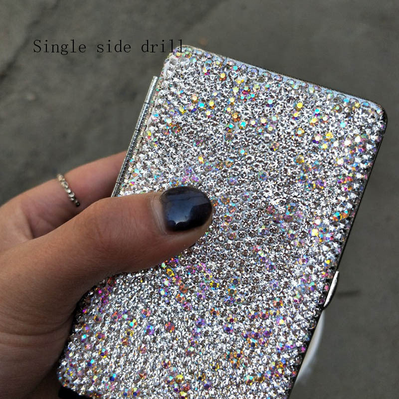 Creative Handmade Diamond Ladies Cigarette Case