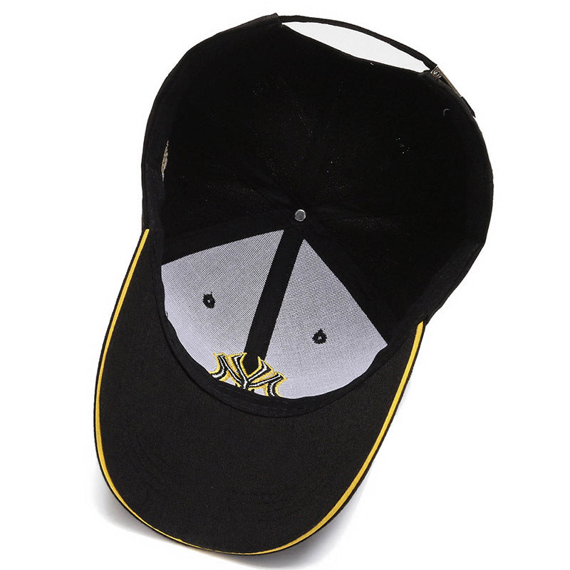 Hat Men Casual Korean Style Trendy All-match Sunscreen Embroidery Letter Cap Couple Baseball Cap Women  Fashion Sunshade