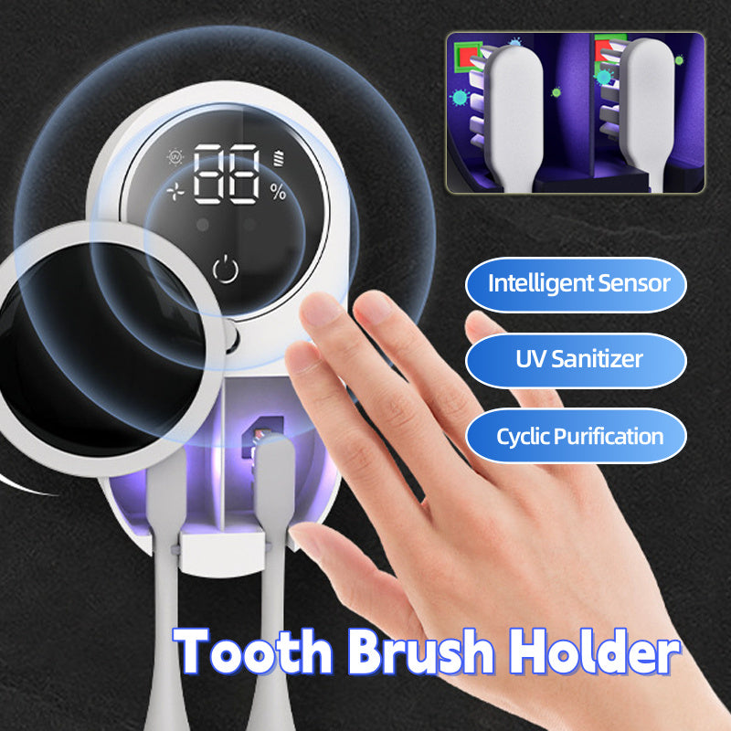 Tooth Brush Holder Sanitizer  Toothbrush Sanitizer Toothpaste Accessories Portable Toothbrush Sterilizer Portable Disinfectant