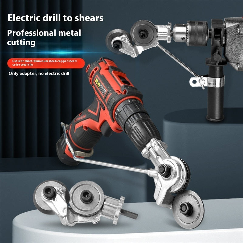 Electric Drill To Electric Shears Iron Sheet Cutter