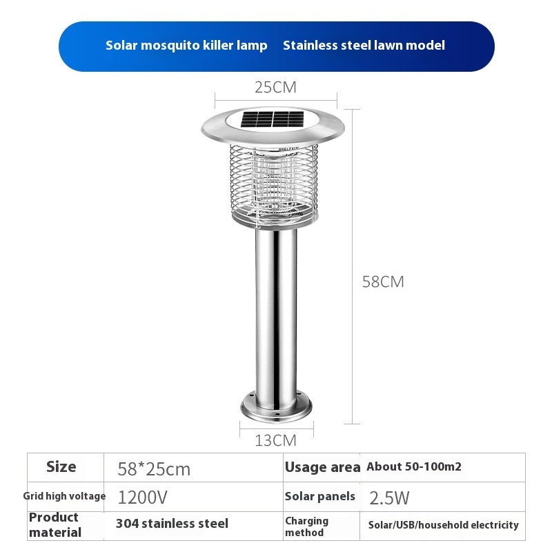 Outdoor Waterproof Solar Mosquito Lamp Household Mosquito Lamp