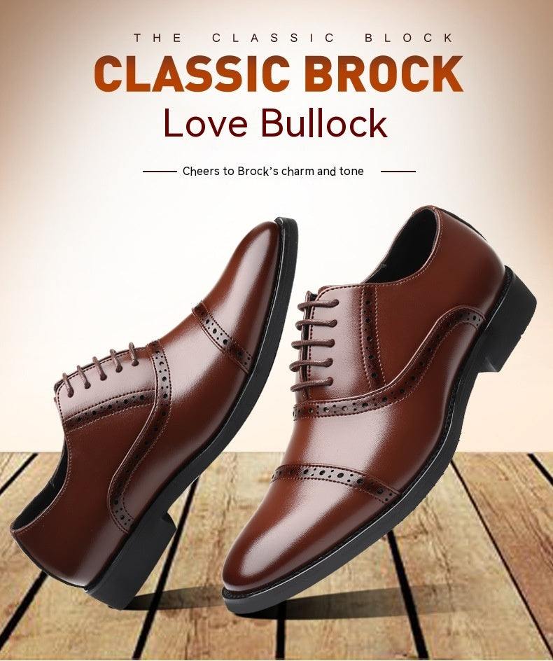 American Style British Casual Business Leather Shoes Men