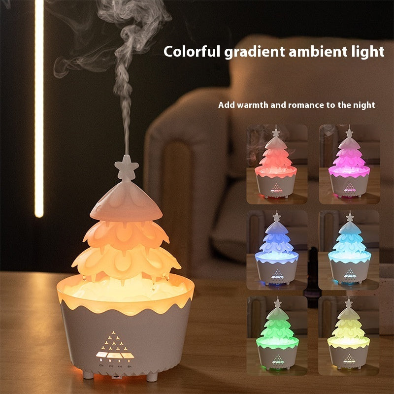 New Design Essential Oil Aroma Diffuser Household Mute Small Remote Control Humidifier Suitable For Home Christmas Gift