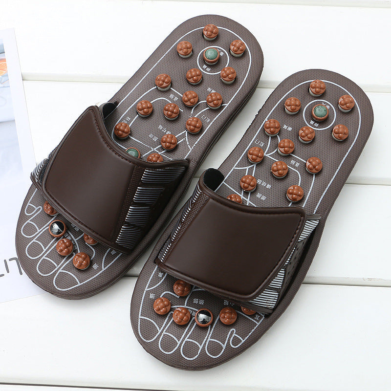 Acupoint Magnetic Therapy Spring Massage Shoes Spring Massage Slippers