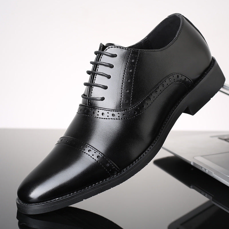 American Style British Casual Business Leather Shoes Men