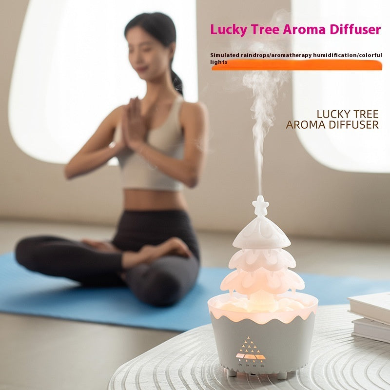 New Design Essential Oil Aroma Diffuser Household Mute Small Remote Control Humidifier Suitable For Home Christmas Gift