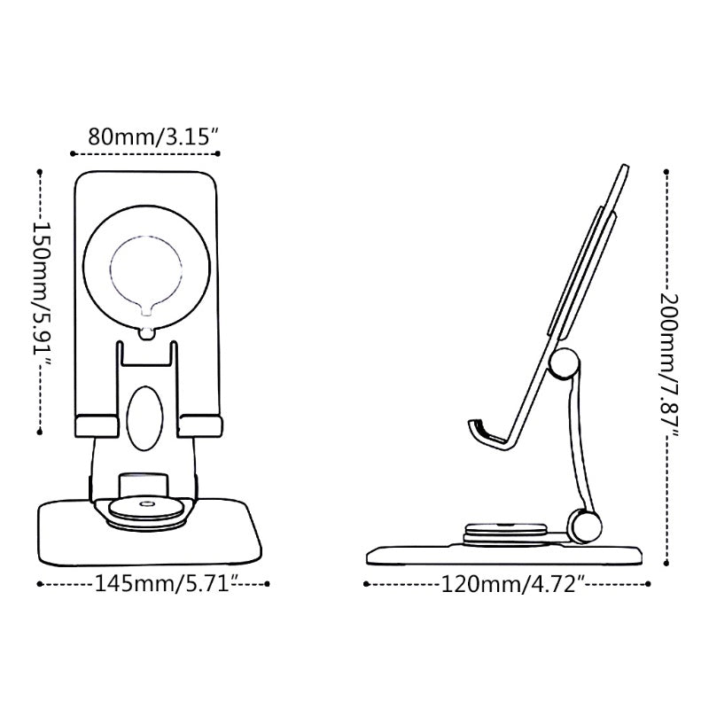 Tablet PC Desktop Lazy Support Frame Can Be Folded mobile holder