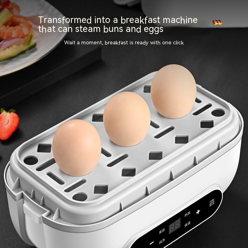 Double-layer Plug-in Waterless Intelligent Reservation Cooking Breakfast Machine