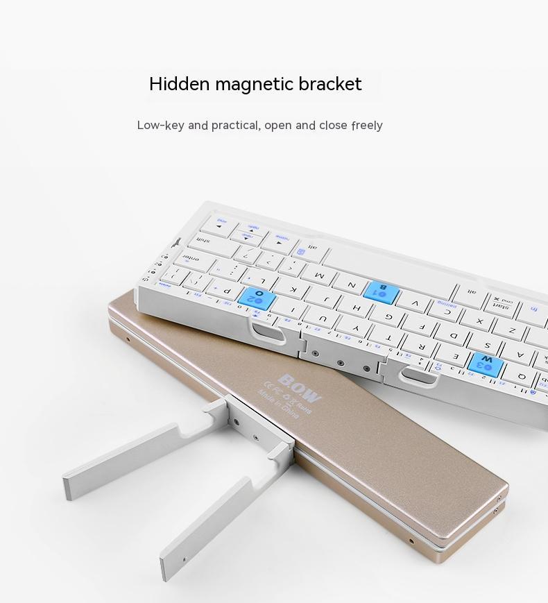 Folding Bluetooth Keyboard And Mouse Set Apple Android Suitable For Tablet Hands