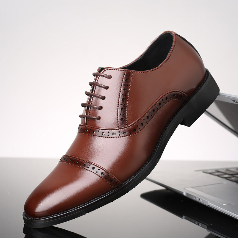 American Style British Casual Business Leather Shoes Men