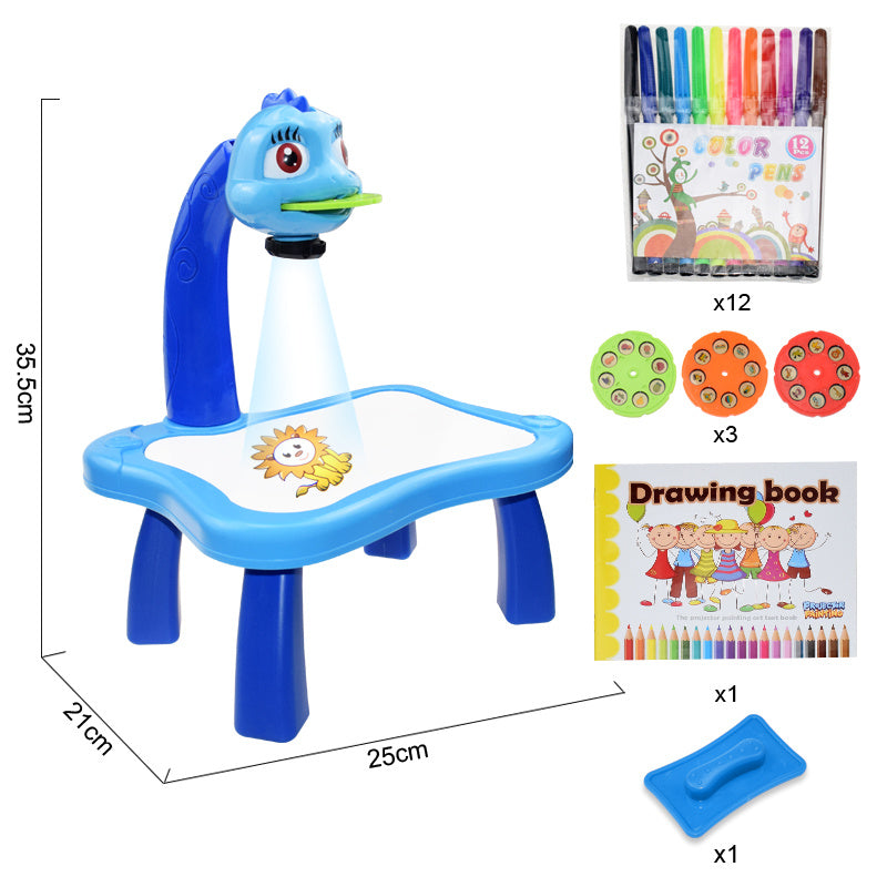 New children's projection painting table