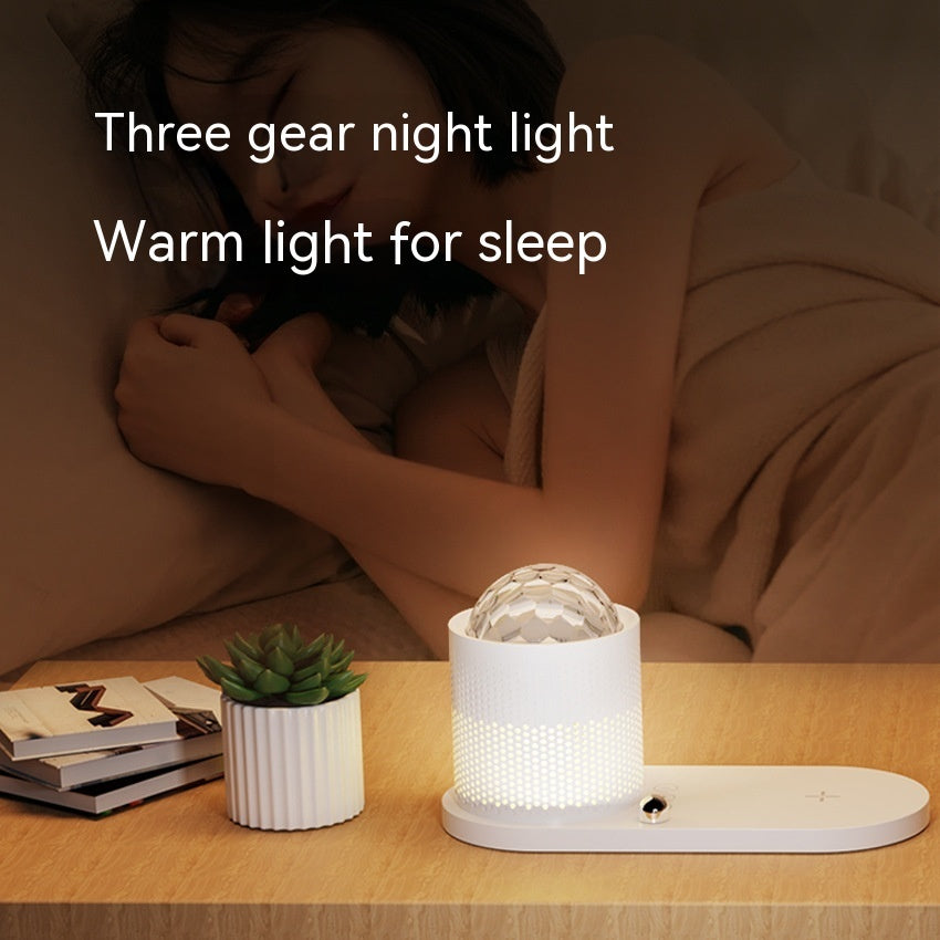 Bluetooth-luidspreker Draadloze oplader Sterrenhemel Kleine nachtlamp