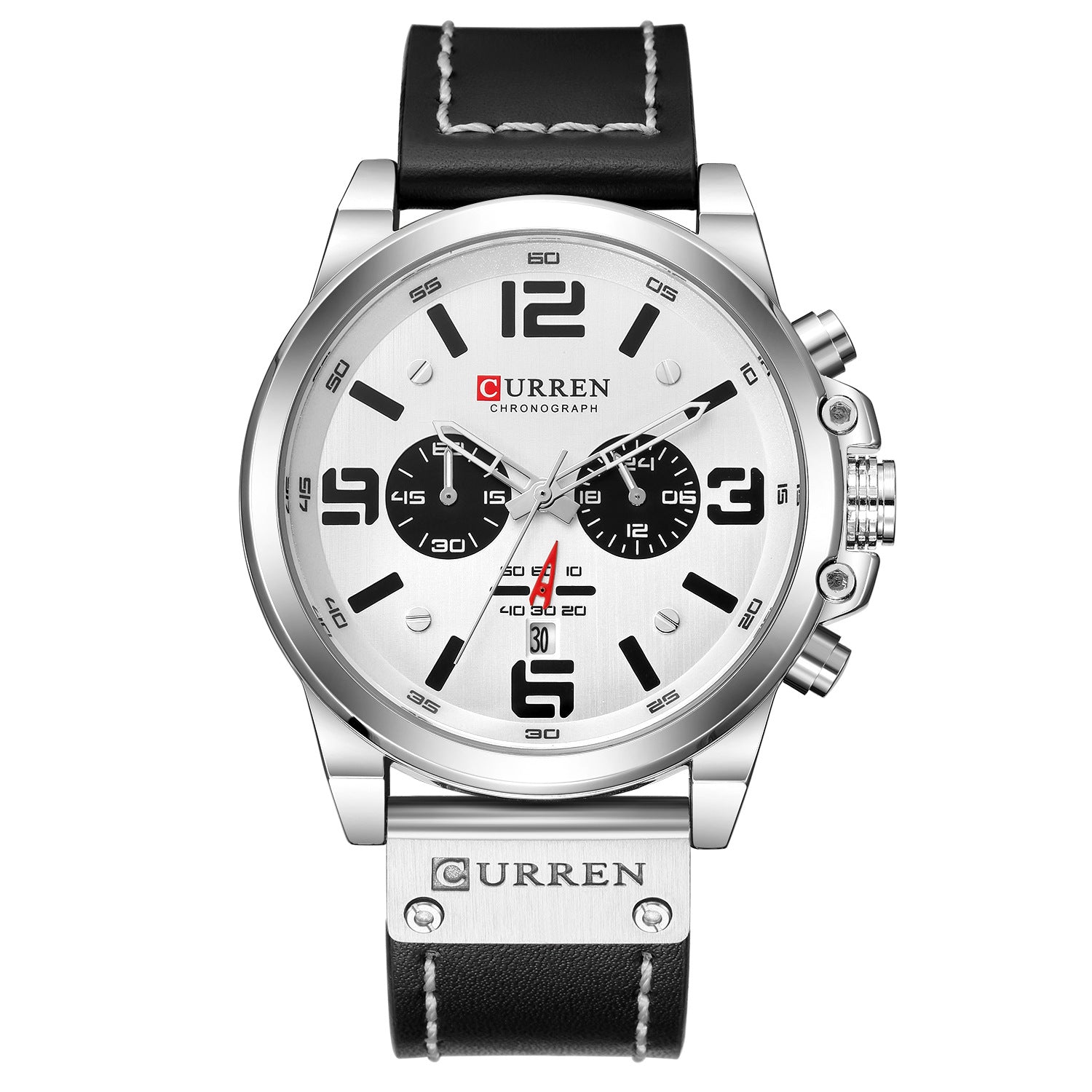 Curren/Karien 8314 Men's Watch Sports Six-pin Quartz Watch Calendar Men's Watch Waterproof Belt Watch