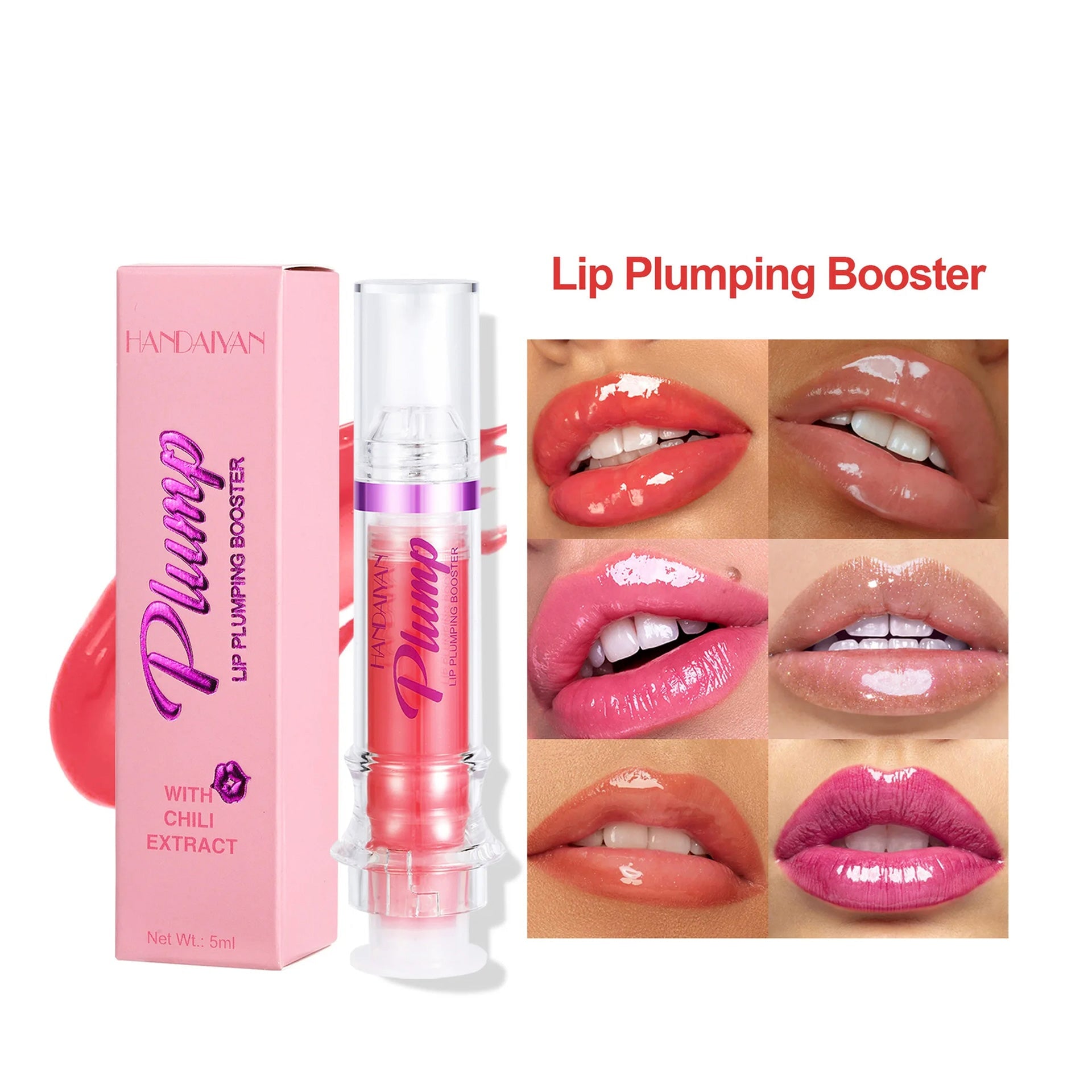 New Tube Lip Rich Lip Color Slightly Spicy Lip Honey Lip Glass Mirror Face Lip Mirror Liquid Lipstick Cheappro collection 