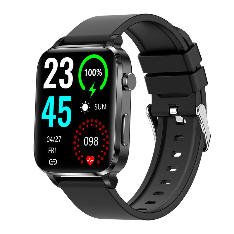 F100 Smart Watch Hartslag Lichaamstemperatuur Bloed Zuurstof Bloeddrukmonitoring Stappenteller Slimme armband Laser Sporthorloge Directe verkoop 