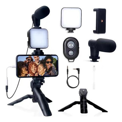 Multi-functional Desktop Beauty Leg Pocket Fill Light With Microphone Set