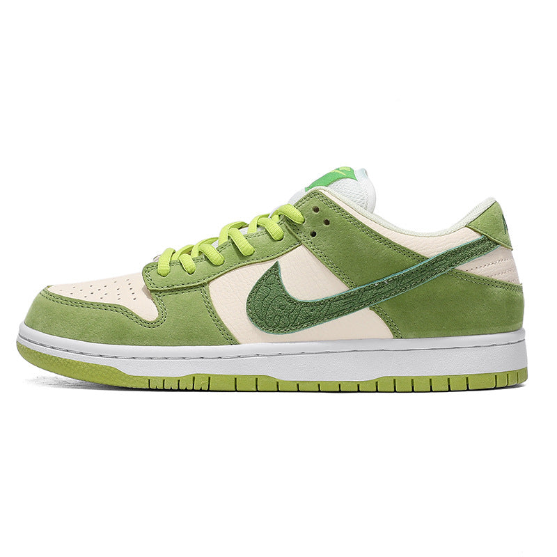 Aj Men Shoes Genuine Goods Dunk Double Hook Avocado Board Shoes Low Air Force One Casual Women Shoes