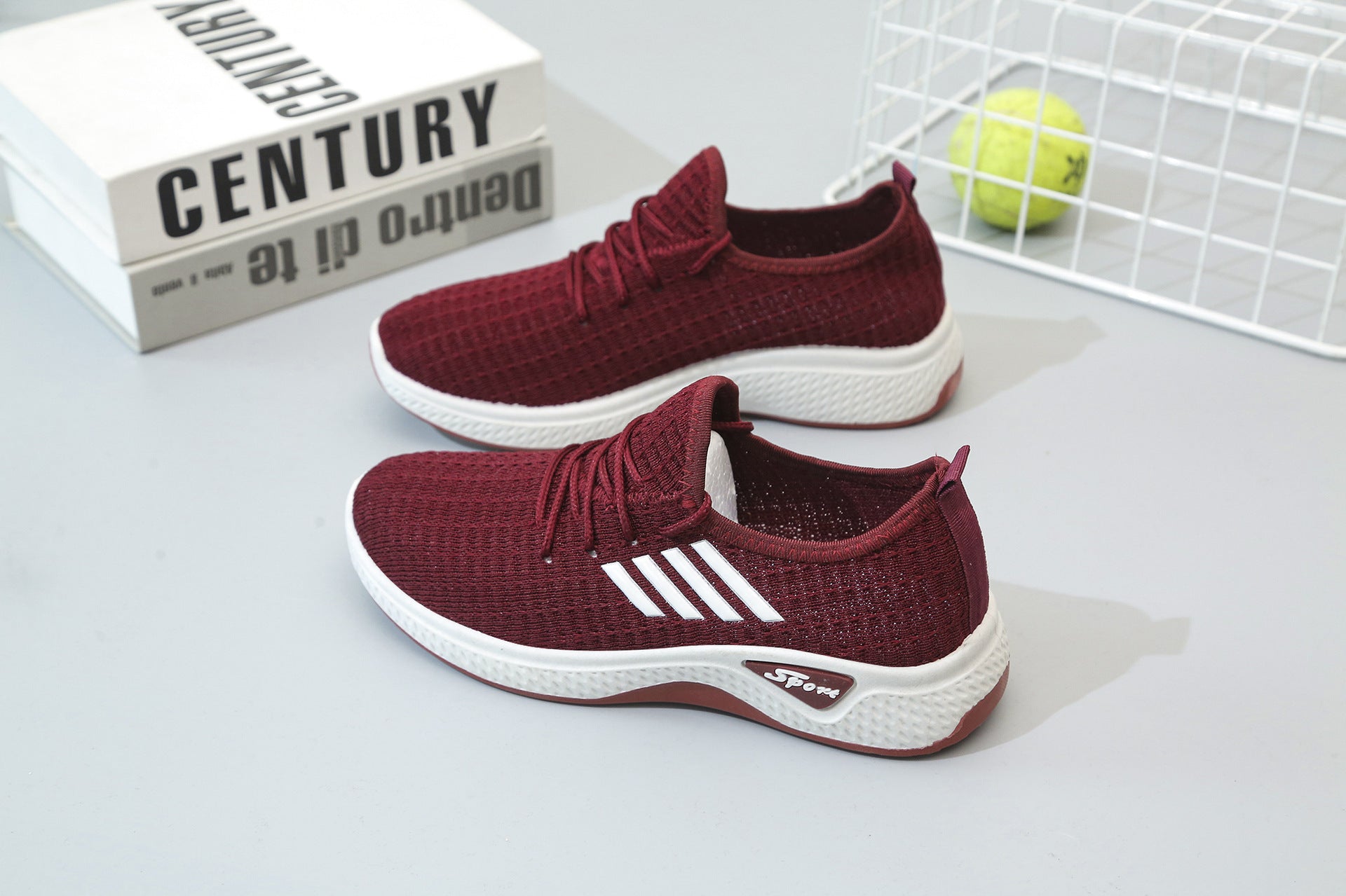 New Breathable Flying Woven Women Comfortable Casual Shoes Women Sports Shoes Running Leisure