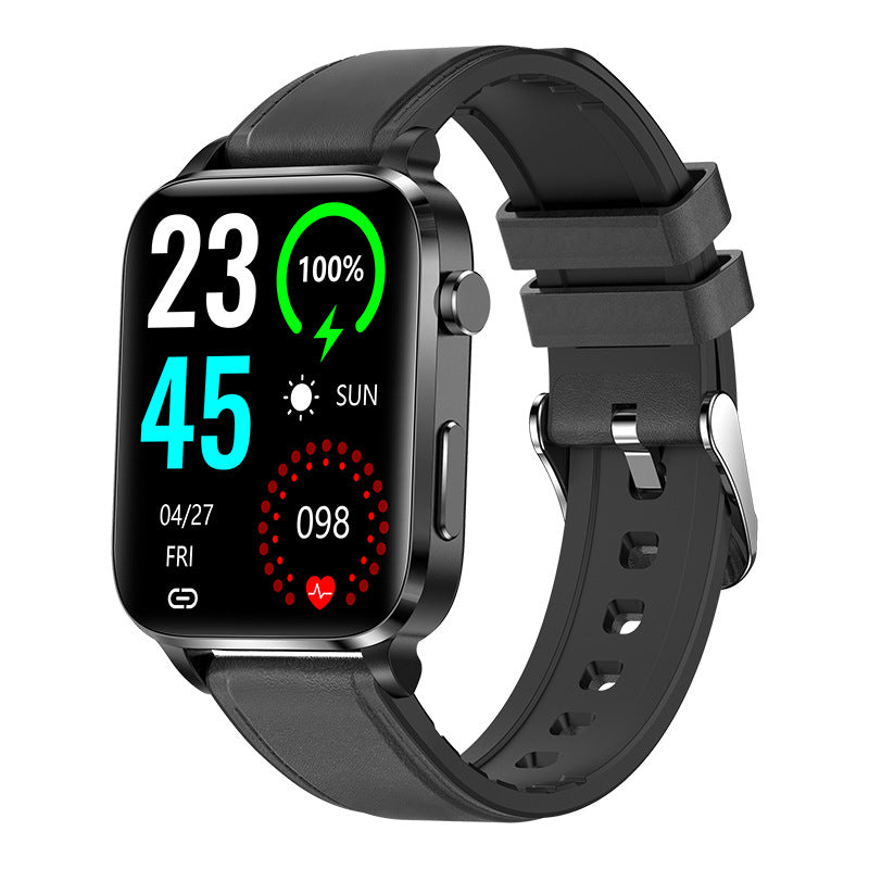 F100 Smart Watch Hartslag Lichaamstemperatuur Bloed Zuurstof Bloeddrukmonitoring Stappenteller Slimme armband Laser Sporthorloge Directe verkoop 