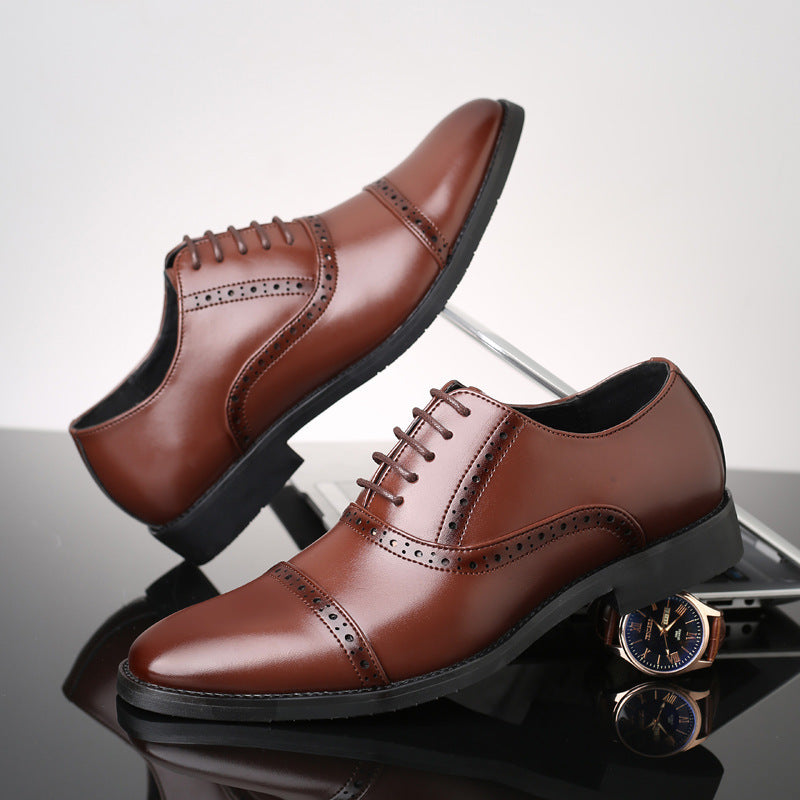 American Style British Casual Business Leather Shoes Men