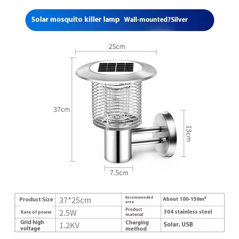 Outdoor Waterproof Solar Mosquito Lamp Household Mosquito Lamp