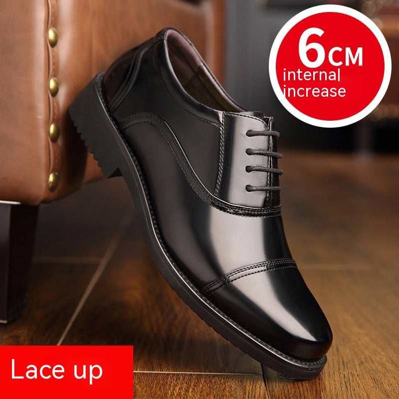 Genuine Leather Three-joint Men's Business Casual Formal Wear Leather Shoes