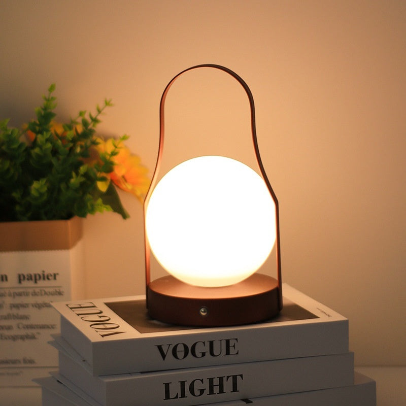 Creatieve oplaad-LED draagbare eenvoud tafellamp kleine nachtlamp