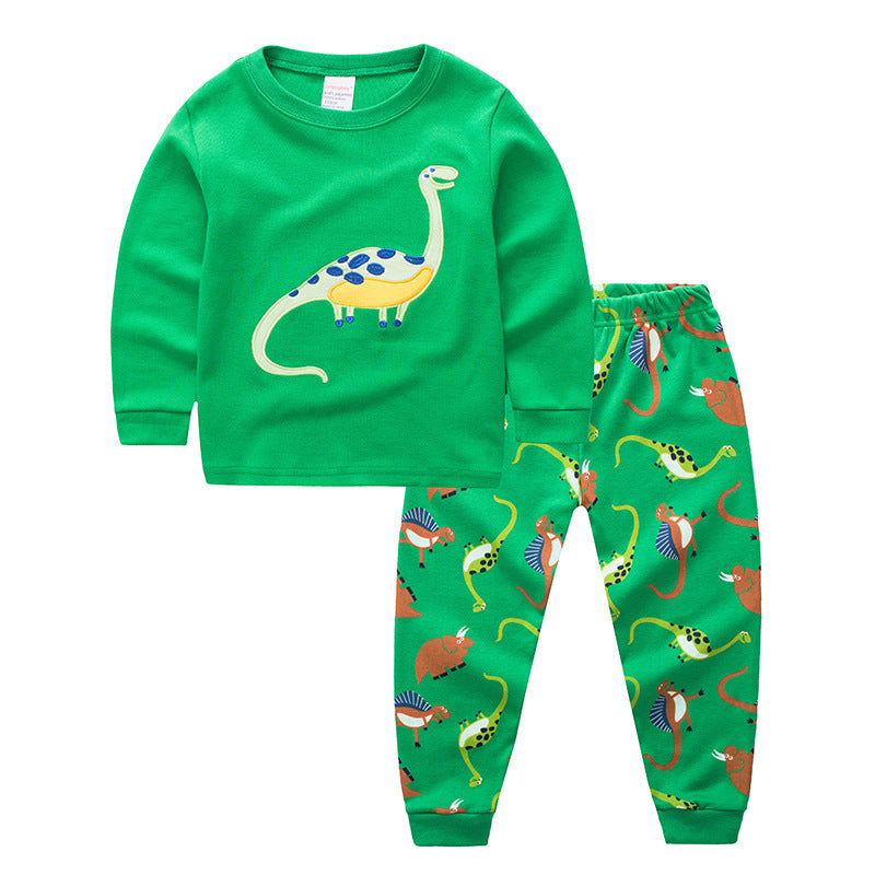 New Children's Loungewear Set Dinosaur Pattern Children Clothes