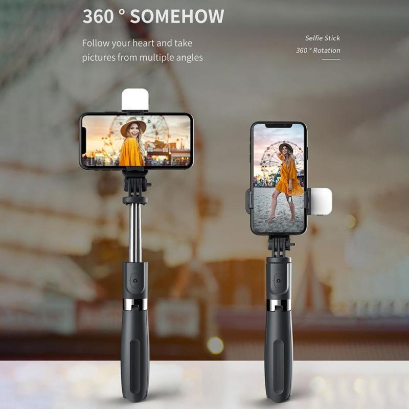 Compatibel met Apple, Bluetooth Selfie Stick mobiele afstandsbediening statief