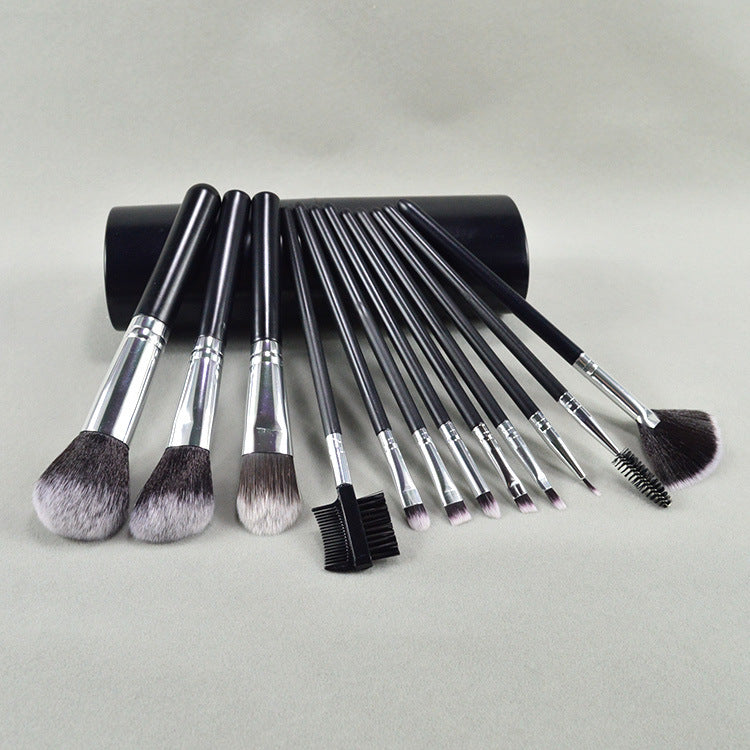 Mai Naiqi Verkoop Nieuwe 12 make-upborstel Cilinderborstelset Blush Brush Beauty Tools