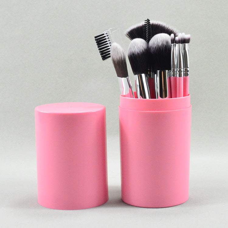 Mai Naiqi Verkoop Nieuwe 12 make-upborstel Cilinderborstelset Blush Brush Beauty Tools