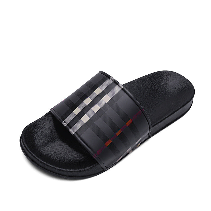 New Slippers Men&#039;s Summer Wear Personality Trend Men&#039;s One-word Casual Breathable Sandals